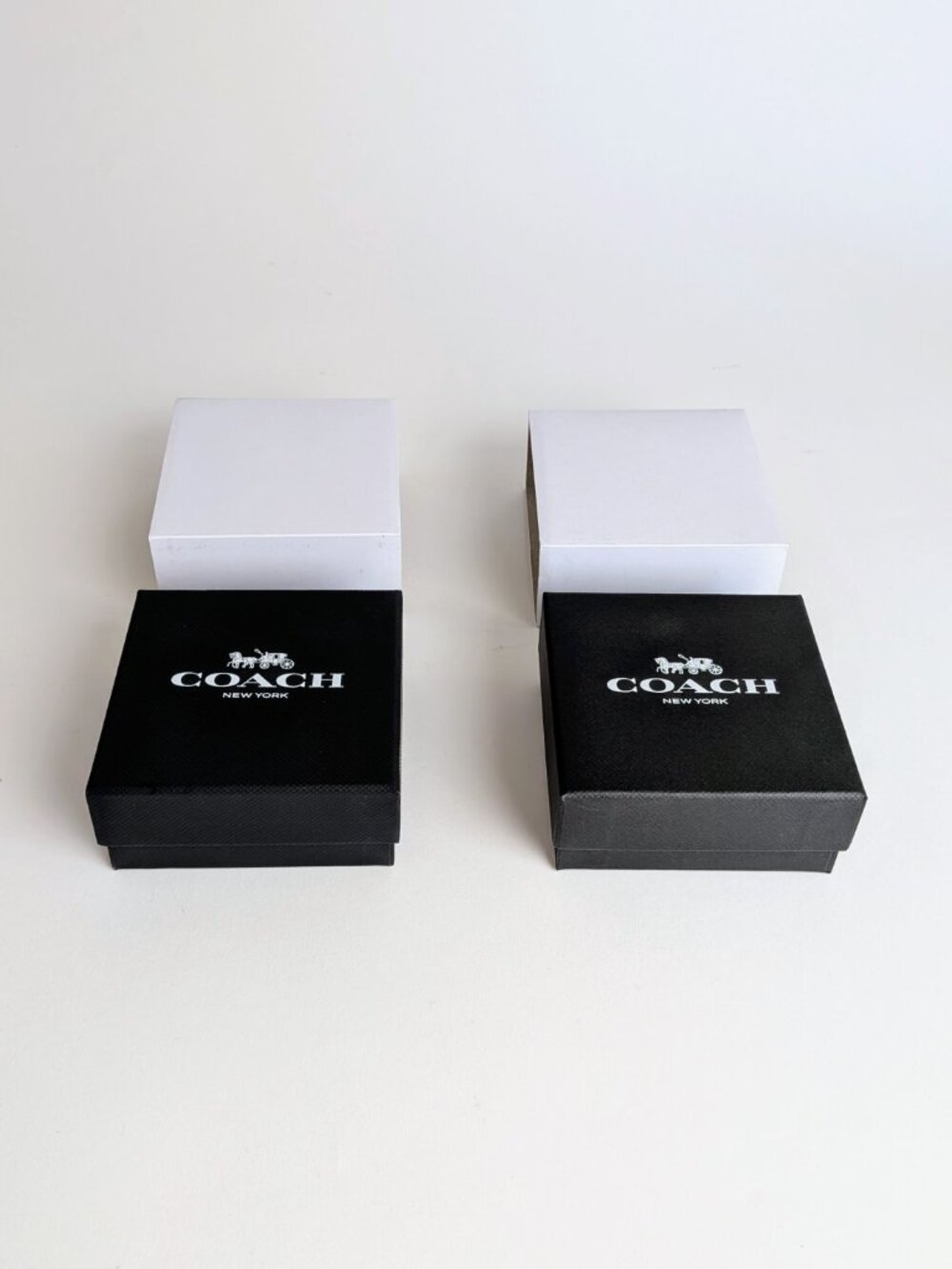 Coach Small Black Gift Boxes - set of 2 - Picture 6 of 8
